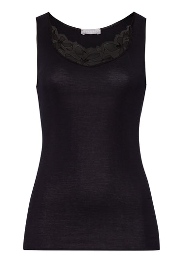 Kalea Floral Embroidered Tank Top | Black 70848-019